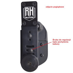 RH HOLSTERS Kabura OWB Sport CZ Shadow   2 Target 6" / right - IPSC mount / 3 mm / black KYDEX