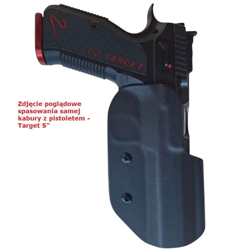 RH HOLSTERS OWB Sport CZ Shadow 2 Target 6" holster / right - IPSC mount / 3 mm / black Kydex