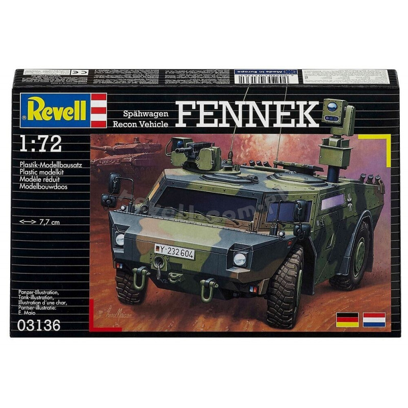 REVELL 1/72 SCOUT CAR FENNEK (03136)