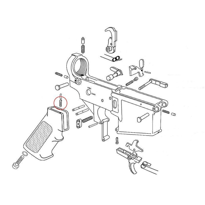 EEMANN TECH AR-15 Sprężyna selektora     (180014)
