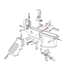 EEMANN TECH AR-15 Sprężyna zatrzasku     zamka (180016)