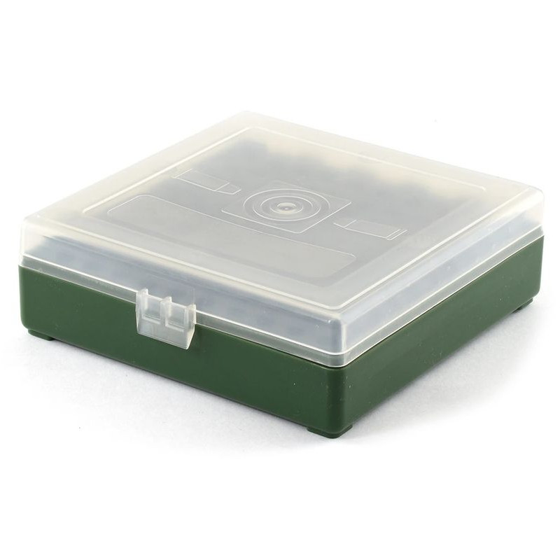 MEGALINE Box for .22 ammunition / 100 pieces / green