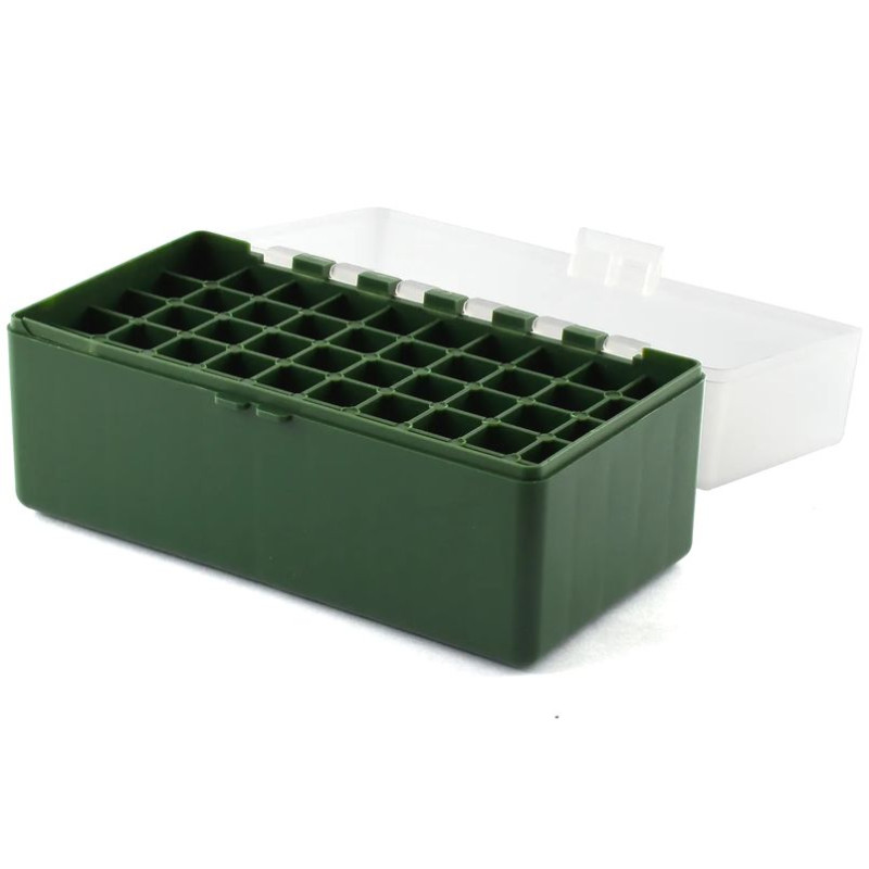 MEGALINE Box for .243 - .308 ammunition / 50 pieces / orange-clear