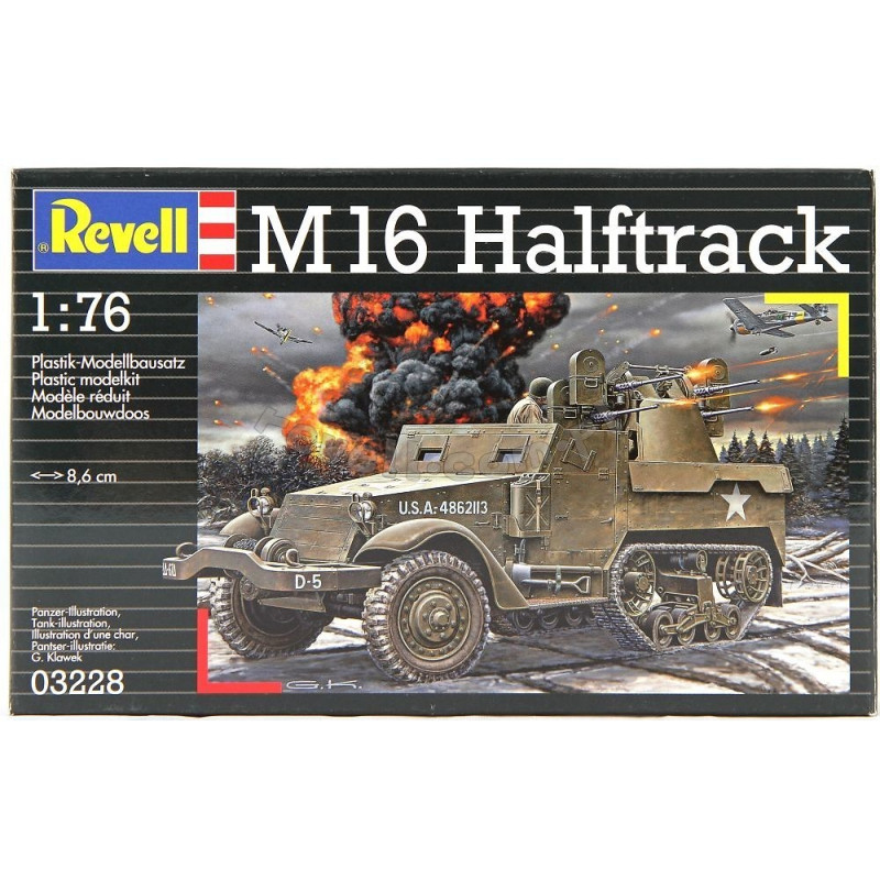 REVELL 1/76 M16 HALFTRACK (03228)