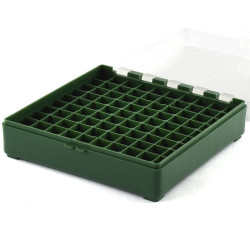 MEGALINE 9 mm ammunition box / 100 pieces / green