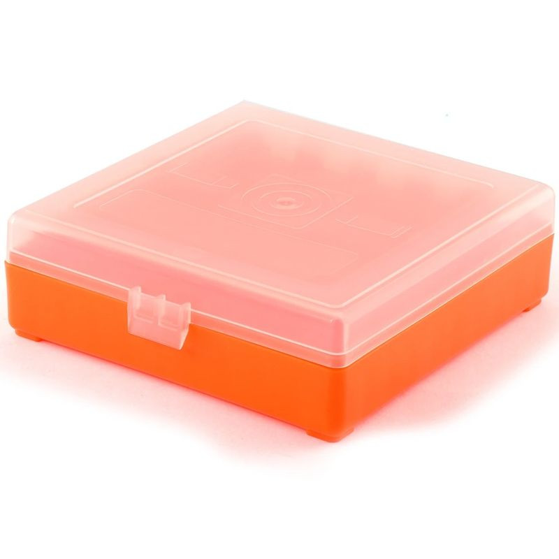 MEGALINE 9 mm ammunition box / 100 pieces / orange