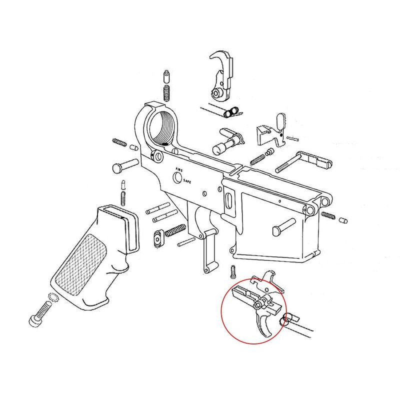 EEMANN TECH AR-15 Spust (180072)