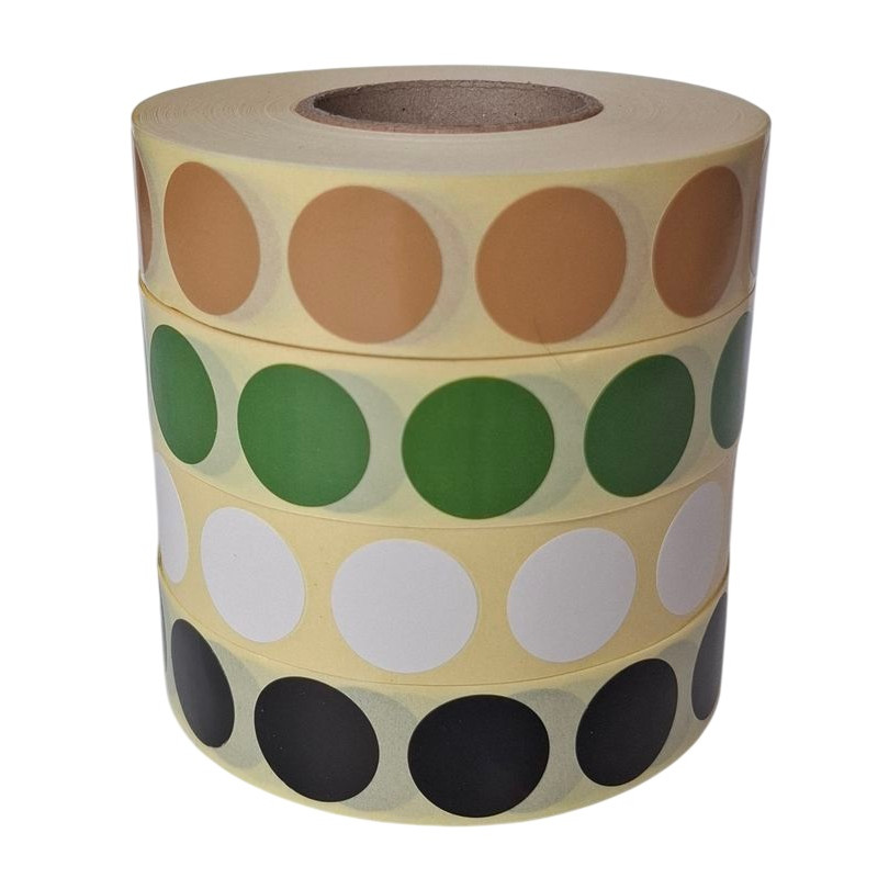 Stickers for discs 20 mm / 2000 pieces / black (302018) ET