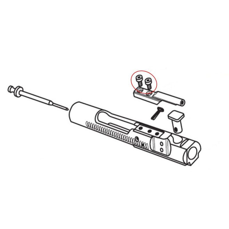 EEMANN TECH AR-15 Śruba zaczepu zamka /  2 sztuki (180063)
