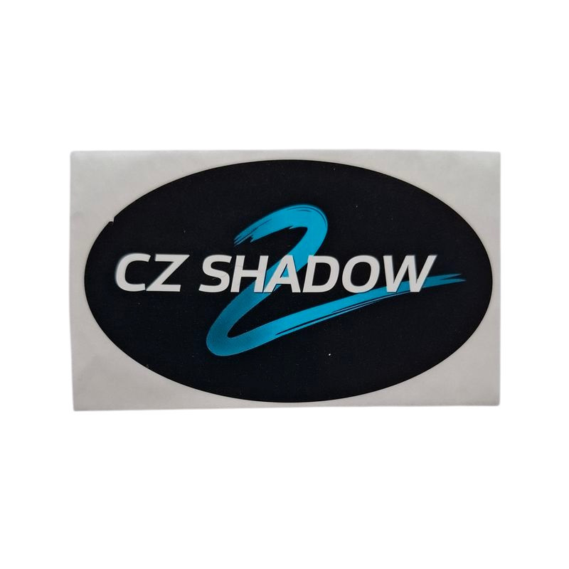 Samolepka CZ SHADOW 2 / 75x45 mm (020055) černá ET