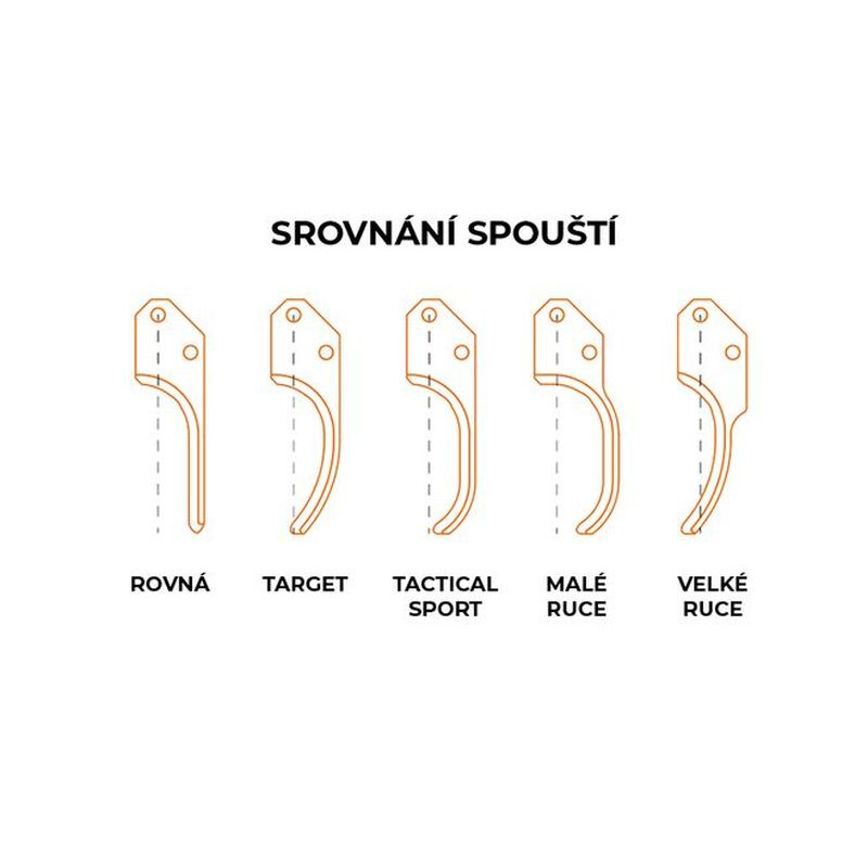 CZ Spust Tactical Sport do CZ 75, SP-01, Shadow ... (1091-1312-01) czarny / ĆESKA ZBROJOVKA