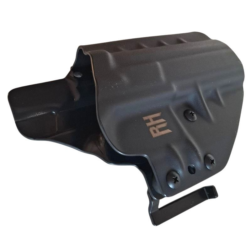 RH HOLSTERS Kabura OWB Frogy CZ P-07 /   right - 1/2 sweatguard / speedloops 40 mm / black KYDEX