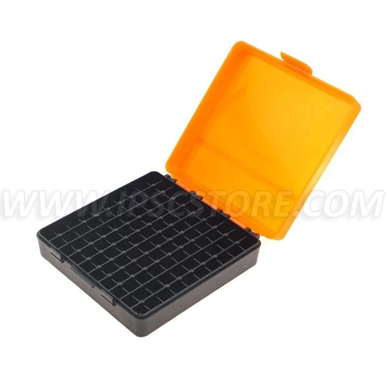 EEMANN TECH Krabička na střelivo 9 mm / 100 kusů (301050) oranžová
