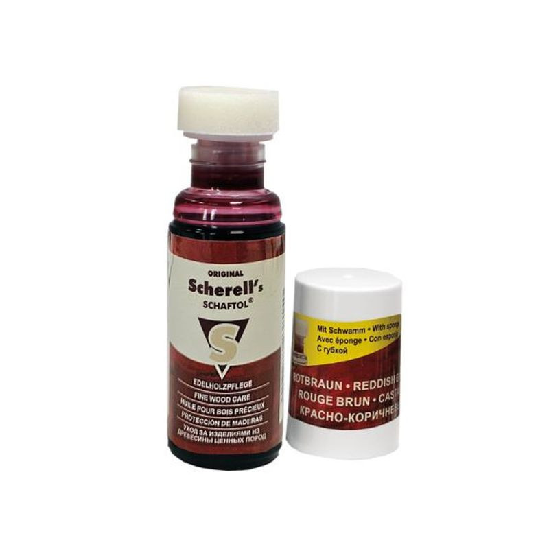 Scherell Schaftol natural oil - mahogany 50 ml (23815) for wood