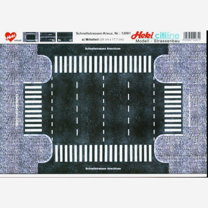 HEKI 12081 Ulica - Droga szybkiego ruchu / model kartonowy