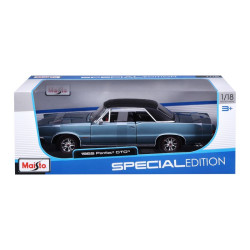 MAISTO 1/18 PONTIAC GTO "1965 niebieski  (31885)