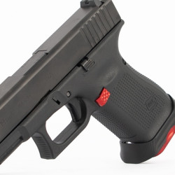 TONI SYSTEM GLOCK Magazine Release for Glock Gen. 4/5 (PMPG5) - RED / Extended