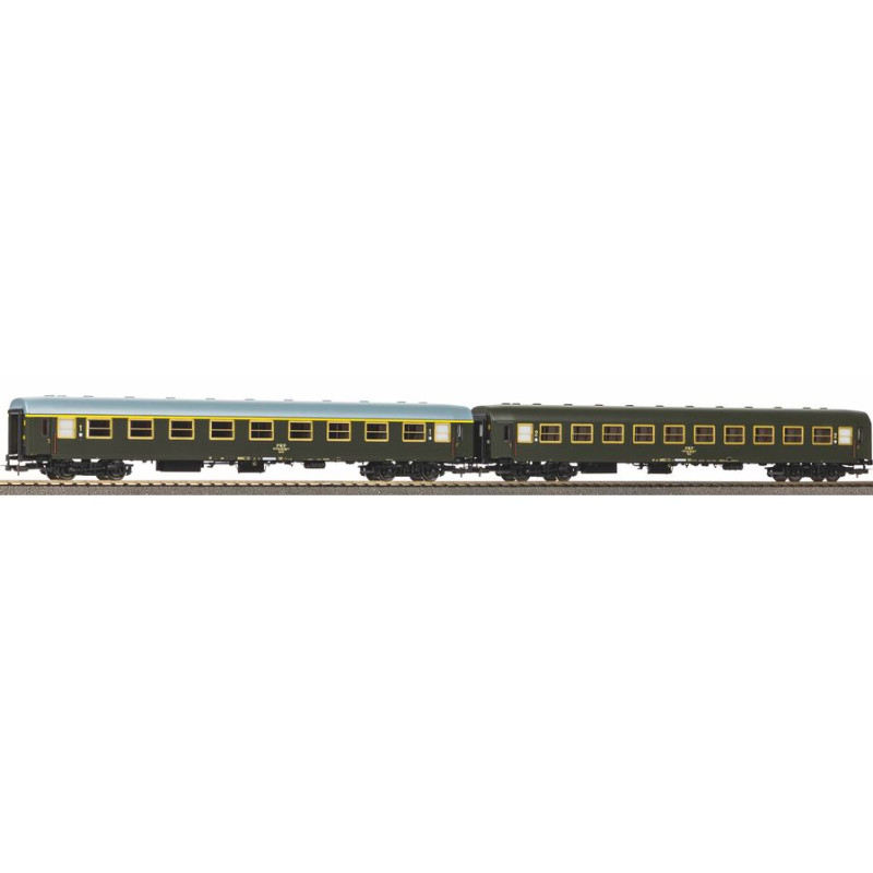 PIKO 28321 PERSONAL WAGON 1 + 2 class PKP ep.IV - set of 2 wagons