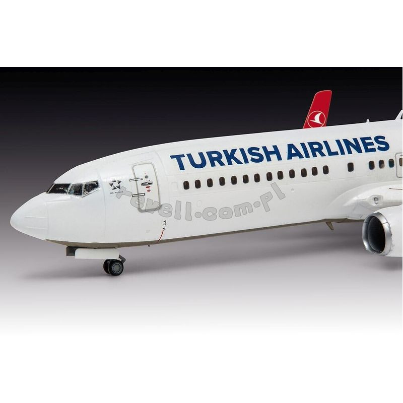 REVELL 1/144 BOEING 737-800 TURKISH AIRLINES MODEL SET (63772)