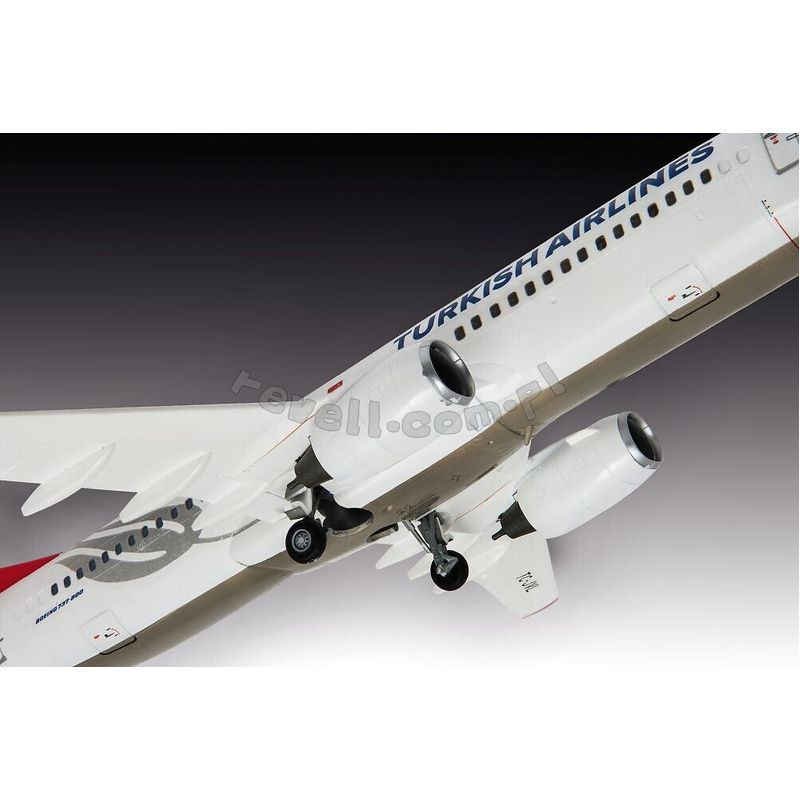 REVELL 1/144 BOEING 737-800 TURKISH AIRLINES MODEL SET (63772)