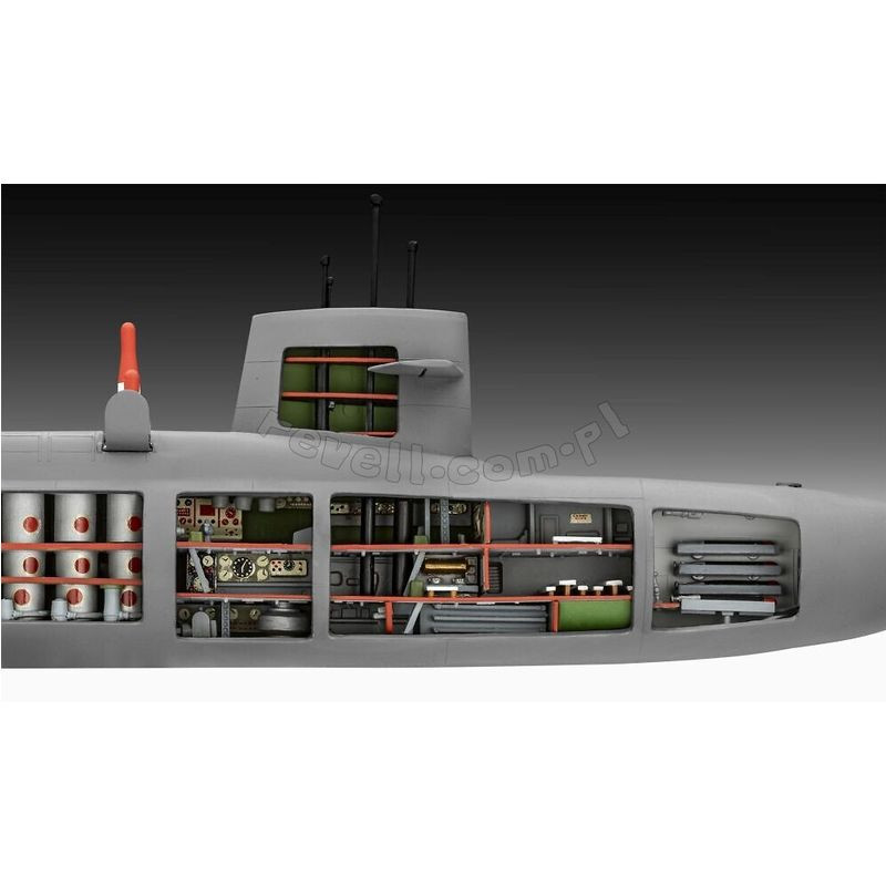 REVELL 1/235 U.S.S. ABRAHAM LINCOLN (SSBN-602) WITH INTERIOR (05185)