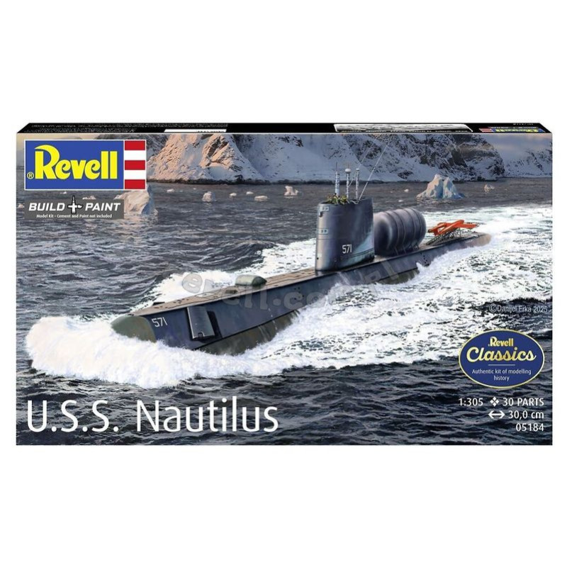 REVELL 1/305 JADERNÁ PONORKA 'U.S.S NAUTILUS' (05184)