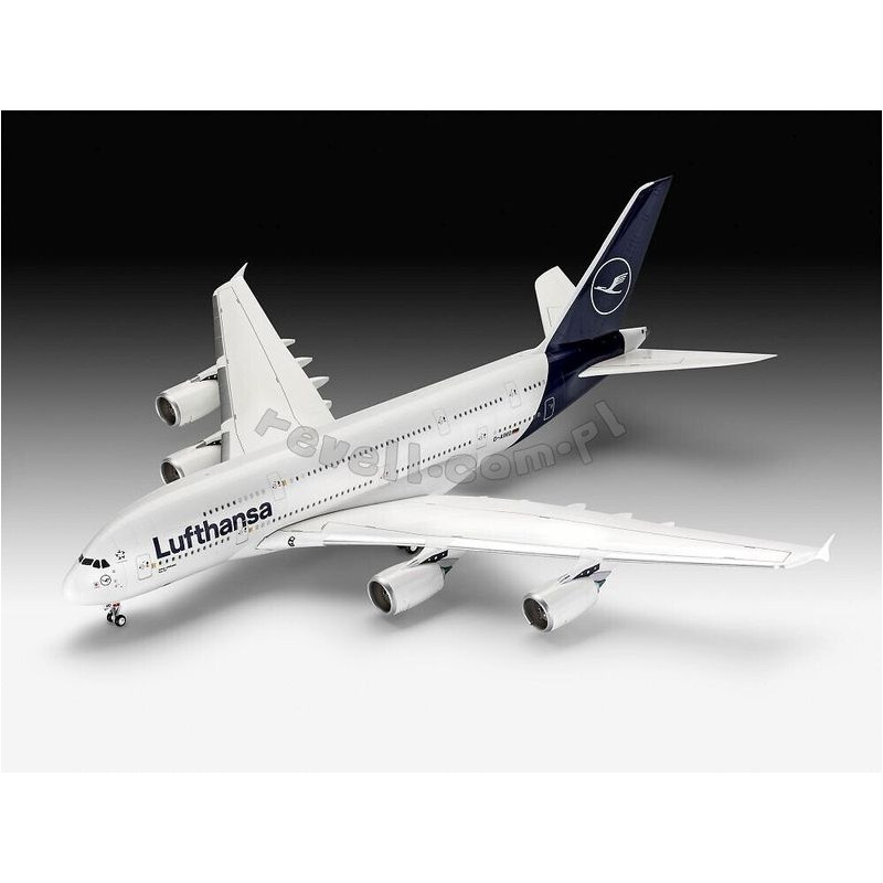 REVELL 1/144 AIRBUS A380-800 LUFTHANSA 'NEW LIVERY' (03872)