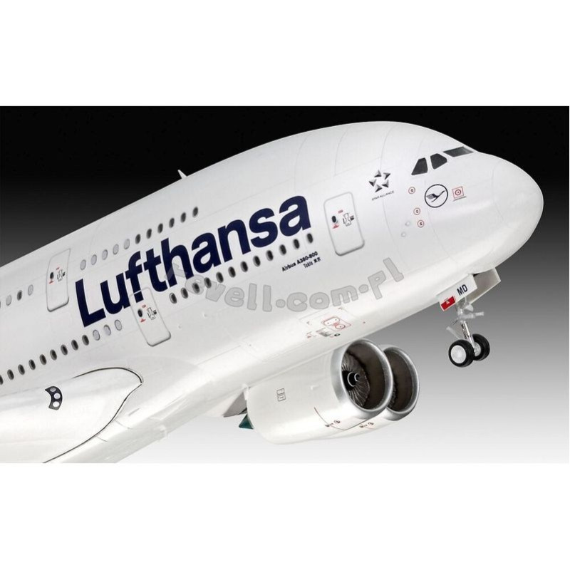 REVELL 1/144 AIRBUS A380-800 LUFTHANSA 'NEW LIVERY' (03872)