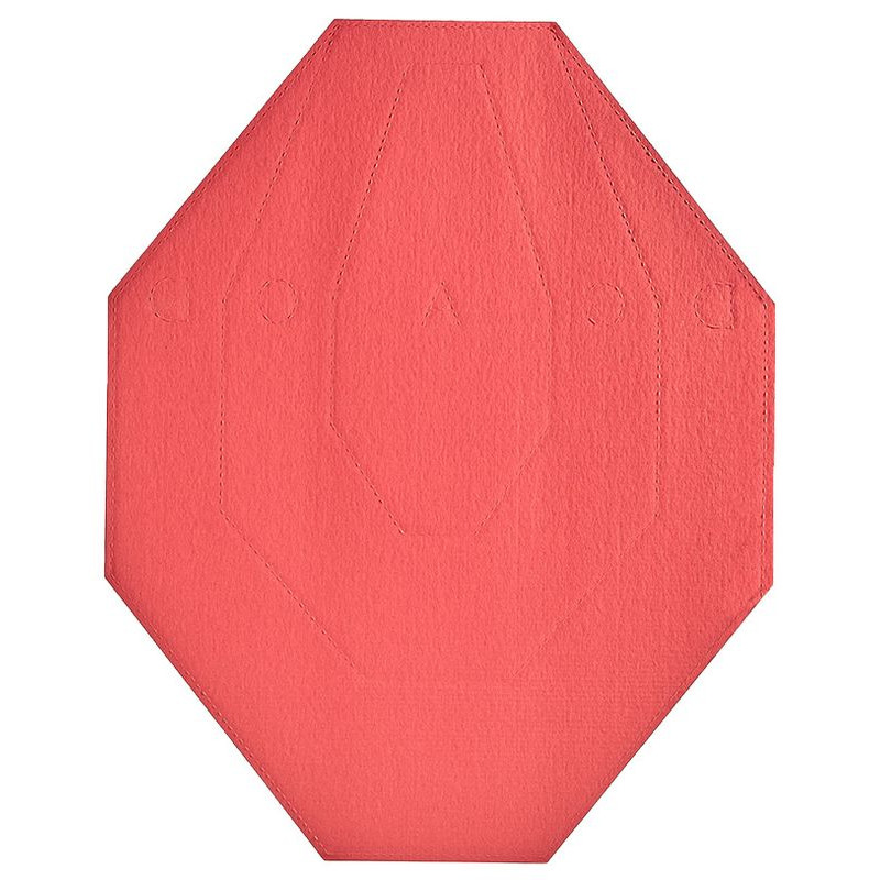 TARCZA KARTONOWA IPSC biało - czerwona   / 100 sztuk (204100) Eemann Tech