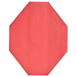 TARCZA KARTONOWA IPSC biało - czerwona   /  50 sztuk (204100) ET