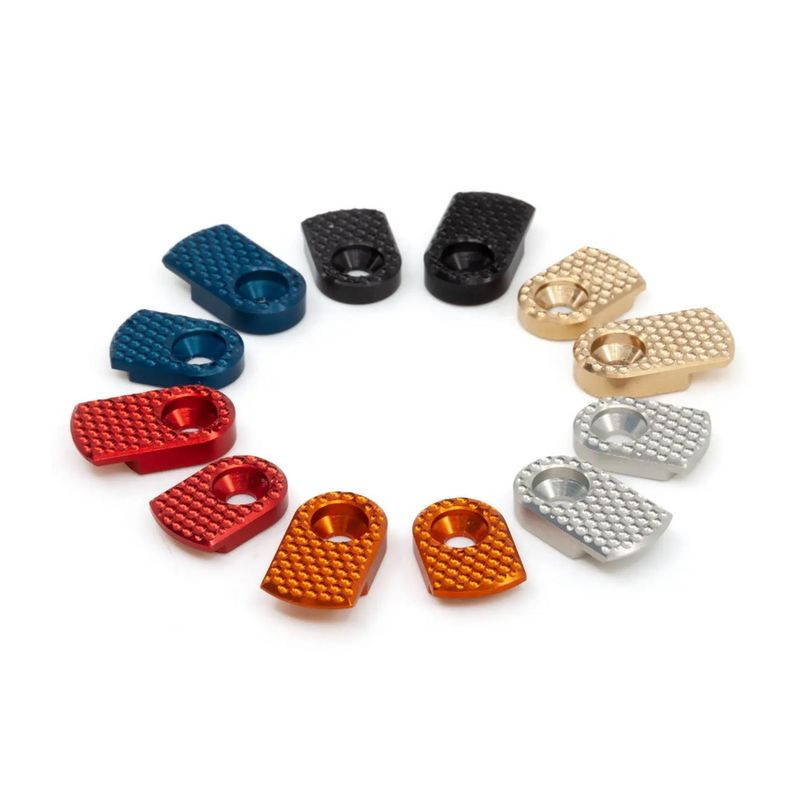 ARMANOV Magazine drop lever cap Spider Line / Red (MRBCZALEXT-RE) for CZ Shadow 2, TS 2 series - extended