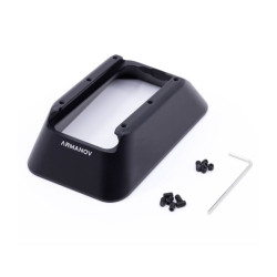 ARMANOV Lejek do AR-15 & Similar Milled  Receivers | Wide - Black (MWALAR15WIDE-BL) Magwell