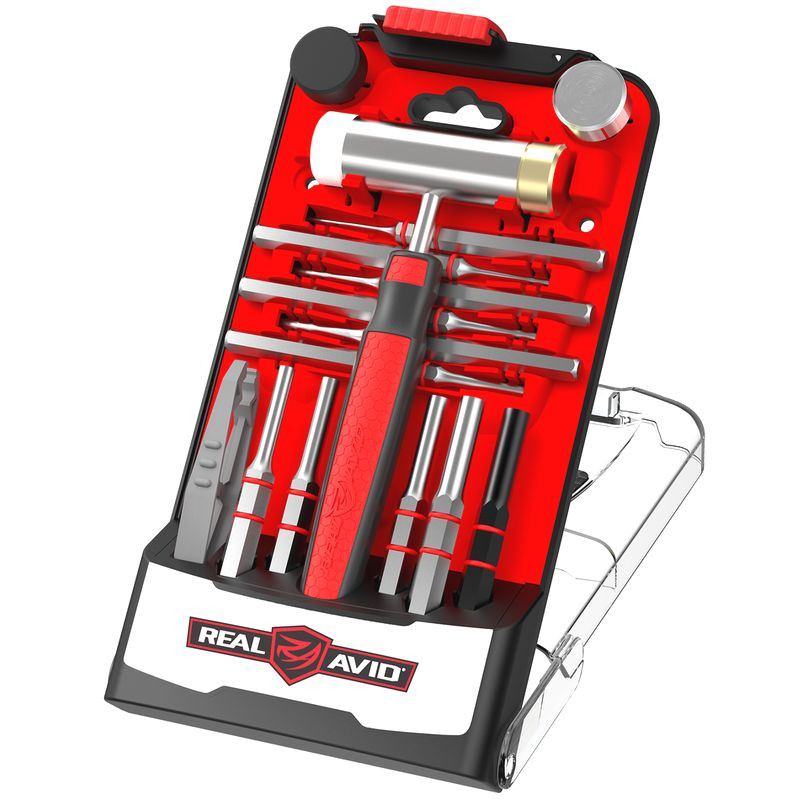 REAL AVID 17-Piece Punch Set  - Steel (AVHPS) Accu-Punch