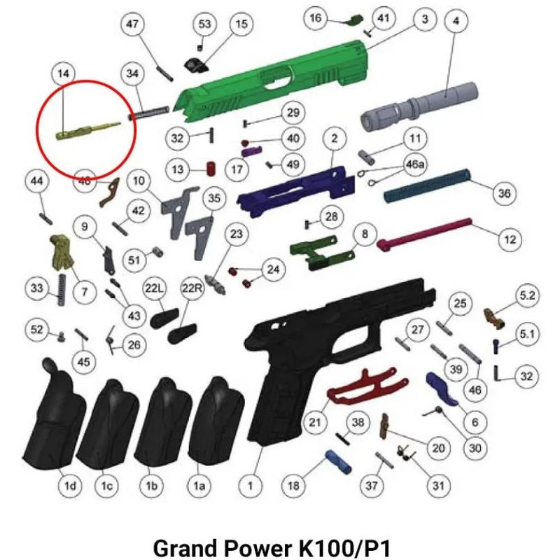 GRAND POWER Needle for K22 (40002127-14 / 000050)