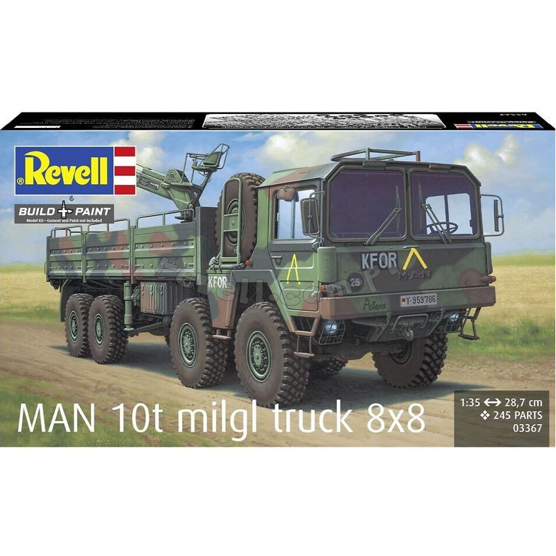 REVELL 1/35 MAN 10t MILGL 8x8 TRUCK (03367)