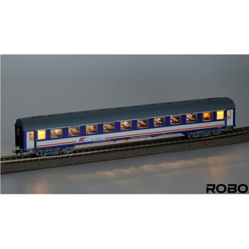 ROBO 244211 WAGON KUSZETKA PKP INTERCITY STACJA WARSZAWA GROCHÓW (MODEL Z OŚWIETLENIEM)