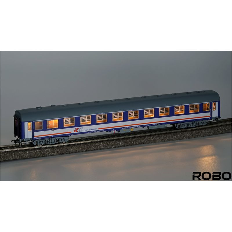 ROBO 244211 WAGON KUSZETKA PKP INTERCITY STACJA WARSZAWA GROCHÓW (MODEL Z OŚWIETLENIEM)