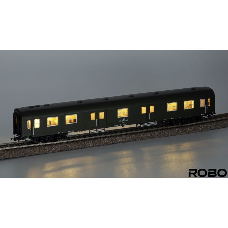 ROBO 280011 VAKOVÝ VŮZ TYPU 209C PKP STANICE SZCZECIN (s osvětlením starého typu)