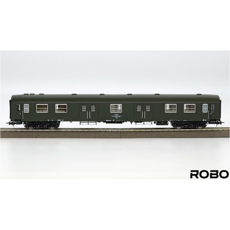 ROBO 280011 WAGON BAGAŻOWY TYPU 209C PKP STACJA SZCZECIN (z oświetleniem starszego typu)