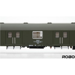 ROBO 280011 BAGGAGE WAGON TYPE 209C PKP STATION SZCZECIN (with older type lighting)