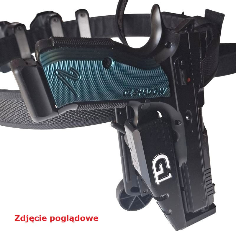 GHOST THE ONE EVO Kabura - wieszak do CZ Shadow 2 / prawa - czerwona / + gratis ! (SGEONE28/2R / 034231)