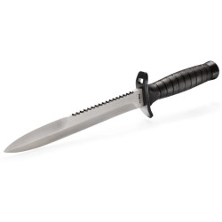 Silver military knife with...