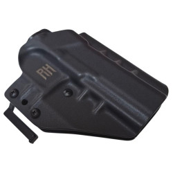 RH HOLSTERS OWB Frogy Walther PDP 5" compact / fullsize / right - 1/2 sweatguard / speedloops 40 mm / black KYDEX holster