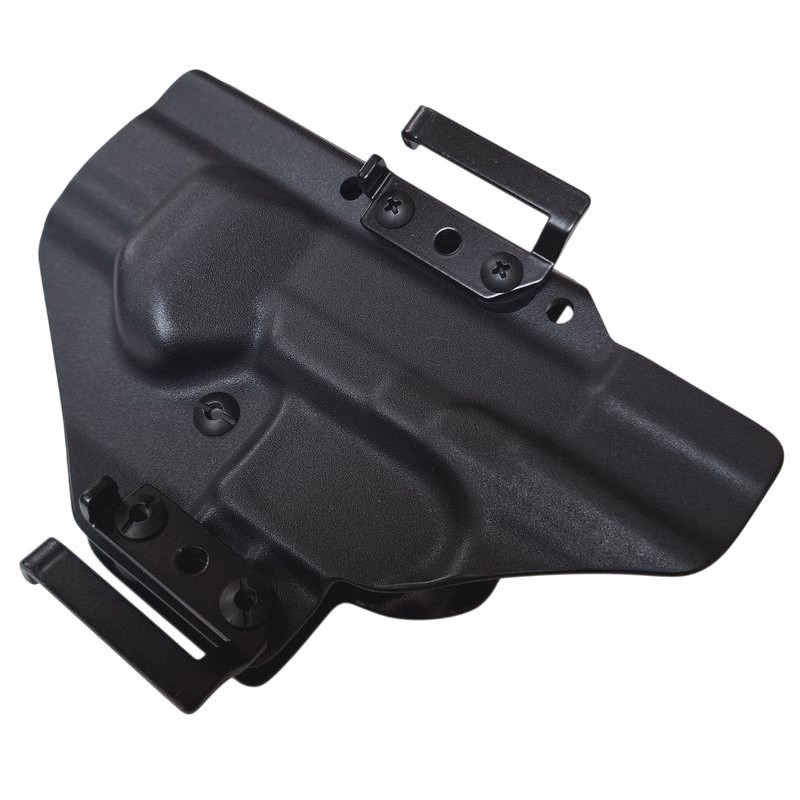 RH HOLSTERS OWB Frogy Walther PDP 5" compact / fullsize / right - 1/2 sweatguard / speedloops 40 mm / black KYDEX holster