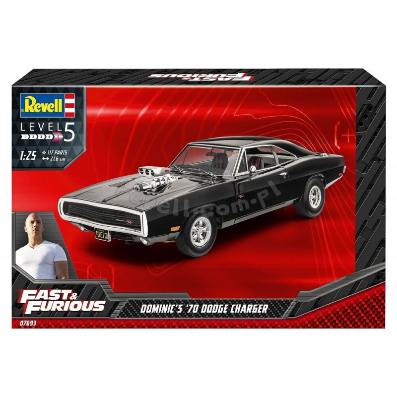 REVELL 1/25 DODGE CHARGER DOMINIC"S "70  (07693) FAST&FURIOUS