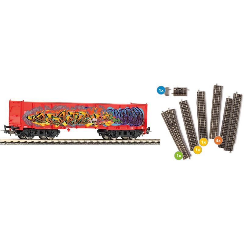 PIKO 55380 WAGON + TRACKS - expansion set