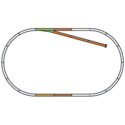 PIKO 55380 WAGON + TRACKS - expansion set