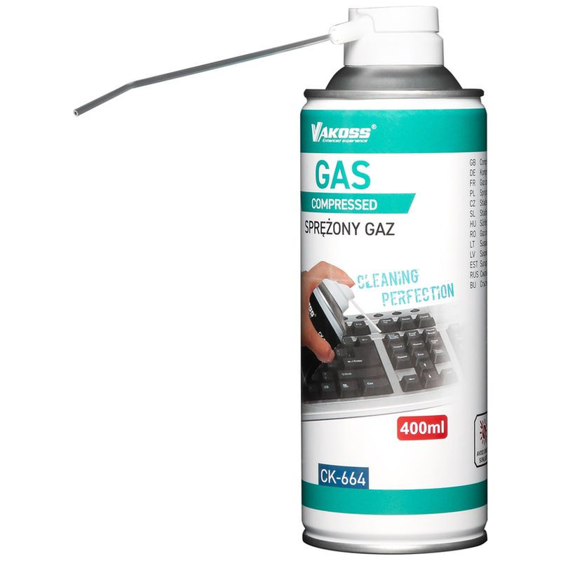 VAKOSS Stlačený plyn 400 ml