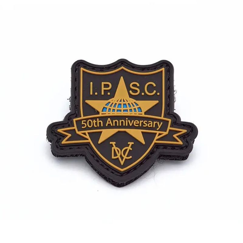 EEMANN TECH IPSC Naszywka PVC z rzepem   50th Anniversary (305004)