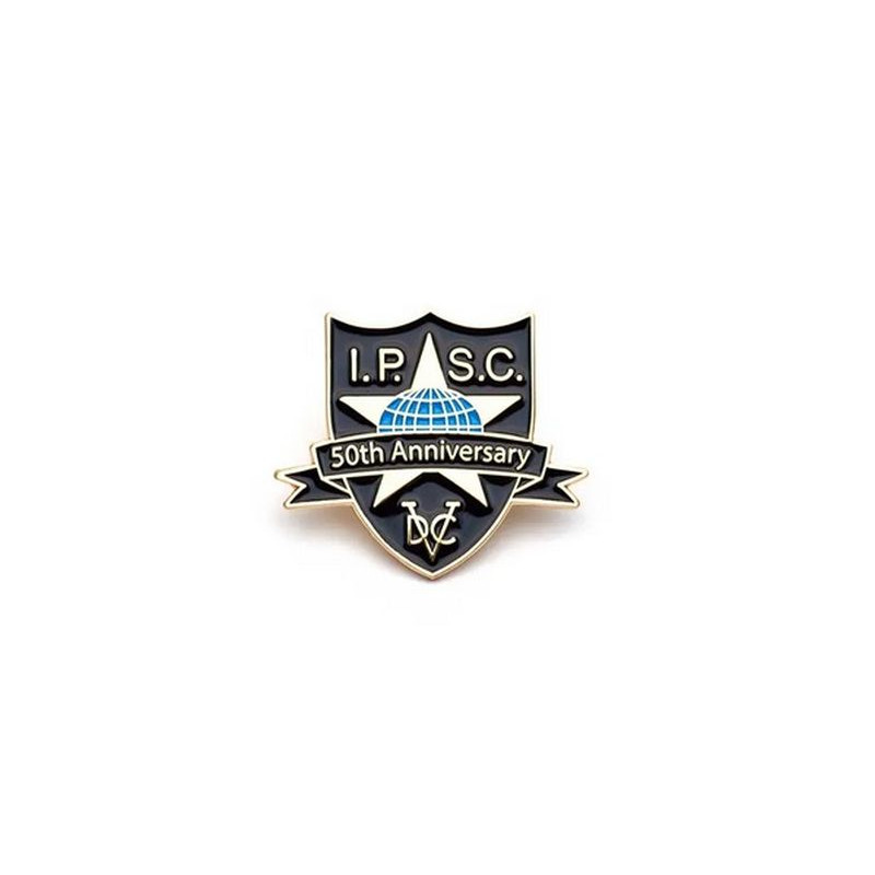 IPSC Stamp - 50th Anniversary pin (305003)